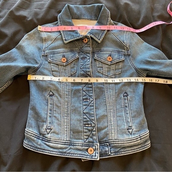 Anthropologie Pilcro and the Letterpress Classic Denim Trucker Jacket Size XS P - Picture 12 of 12